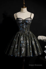 Stunning Sweetheart Lace-Up A-Line Short Homecoming Dress