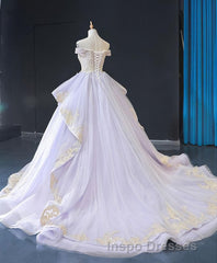 Purple Tulle Lace Long Evening Prom Gown Lace Tulle Long Evening Prom Dress
