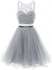 2 Piece Homecoming Dresses, Sparkle Sweet 16 Dress, Homecoming Dress