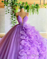 Unique Evening Prom dress Evening Prom gowns Wedding Dress with Train Evening Prom dress