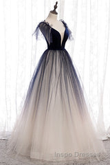 Elegant Backless Lace Up Long Charming Princess Evening Prom Dress For Girls