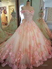 A line ball gown prom dress long evening gown