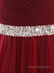 A-Line Elegant Quinceanera Evening Prom ValentineS Day Dress Strapless Sleeveless Chapel Train Satin With Crystals