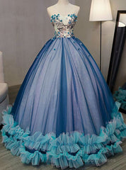 A-line Princess Straight Neck Sleeveless Floor Length Dresses