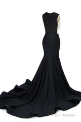 Green V-Neck Sheer Corset Prom Dresses Beaded Mermaid Long Train Evening Gowns