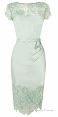 Elegant O Neck Prom Dress, Lace Evening Dress, Custom Made Prom Gown