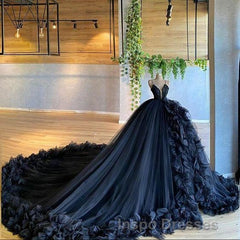 Unique Evening Prom dress Evening Prom gowns Wedding Dress with Train Evening Prom dress