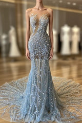 Chic Gray Evening Prom Dress Sexy Evening Dress