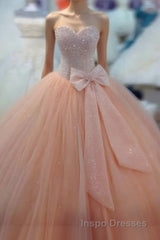 Custom Made Sweetheart Neck Sequins Evening Prom Dress, Formal Dress