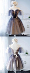 Cute tulle short tulle Homecoming Dresses