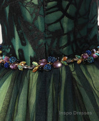 Stylish Tulle Lace Short Prom Dress, Cute Evening Dress