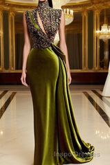 Green Evening Prom Dress Cheap | Evening Prom Dress long
