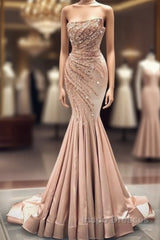 Long Evening Prom Dress Cute Girl Simple Elegant Wedding Dress