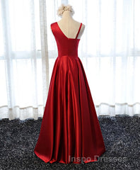 Stylish Satin Long Evening Prom Gown Formal Dress