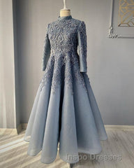 Royal blue Evening Prom Dress lace Beaded Evening Prom dress,Wedding Party Dress