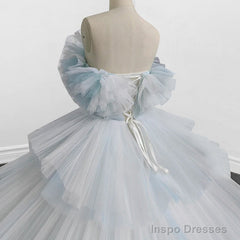 Strapless Quinceanera Dress White Ruffles Ball Gown Evening Dress