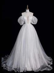 White Sequins Off the Shoulder Pleats Prom Dress